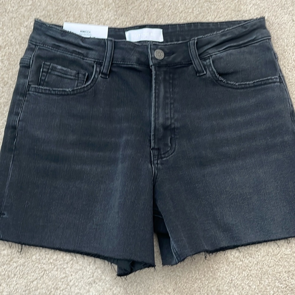 Vervet Blue High Rise Jean Shorts